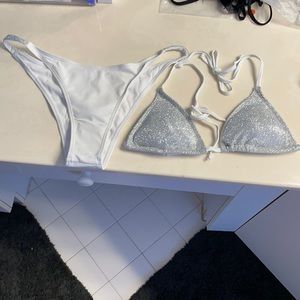 NWOT white bikini Sz. M.